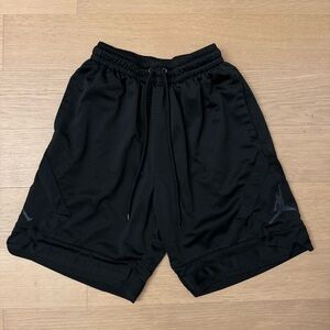 Jordan Black Athletic Shorts Lightweight Mesh